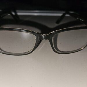 Foster Grant Tristen Black Eyeglasses 53-17-142 Stud Detail Optical Frames